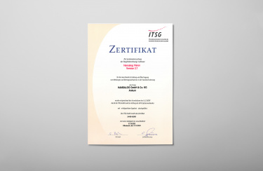 MockUp Zertifikat HANSALOG VISION 2024-2025