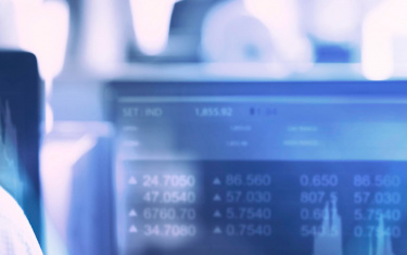 Bankendaten am Bildschirm