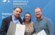 Nach erfolgreicher Ausbildung nun fester Bestandteil des HANSALOG Teams: Timo Niklas Steinberg, Liana Arlinghaus, Simon von Wulfen (v.l.n.r.).